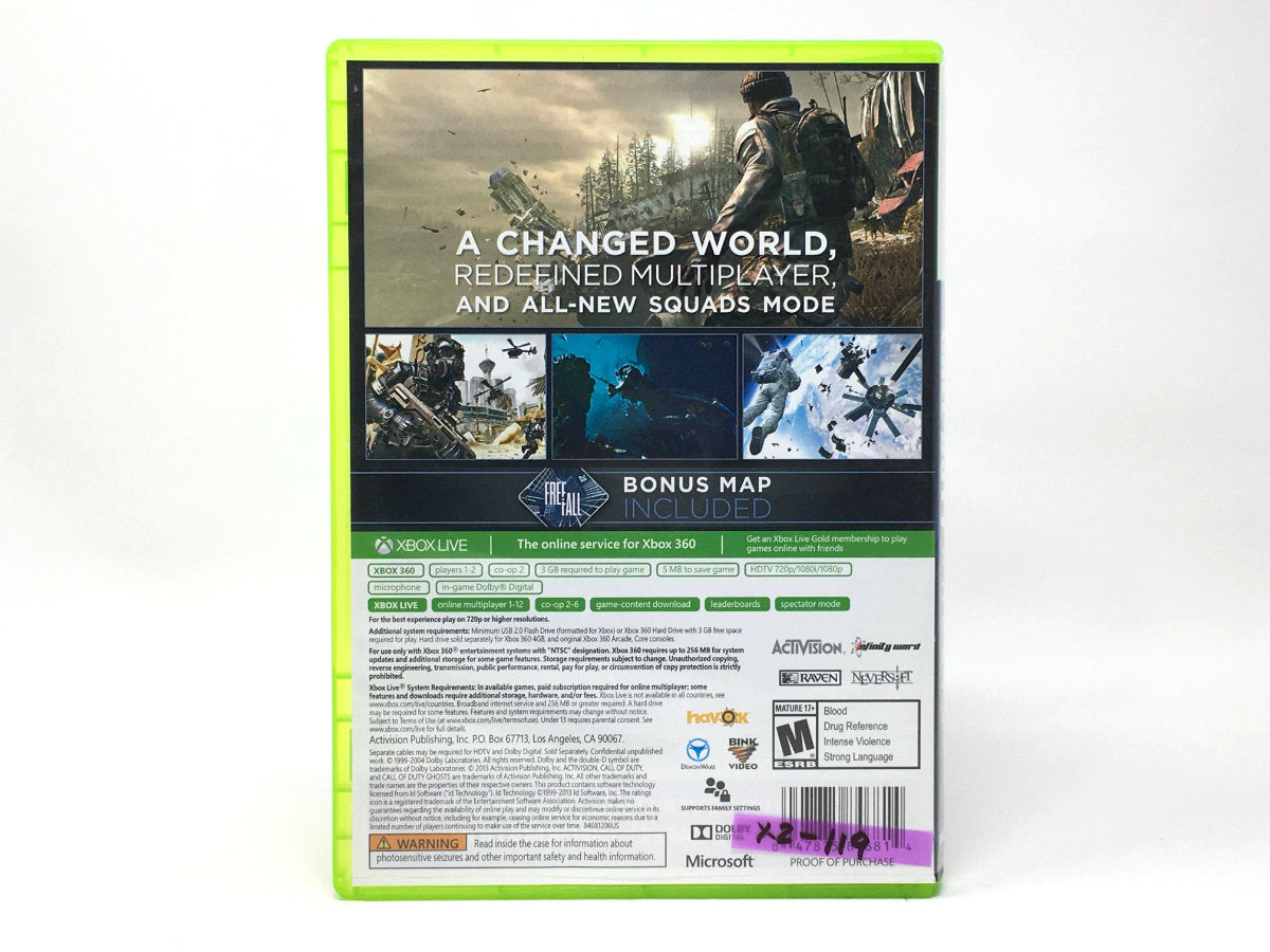 Call of Duty: Ghosts • Xbox 360