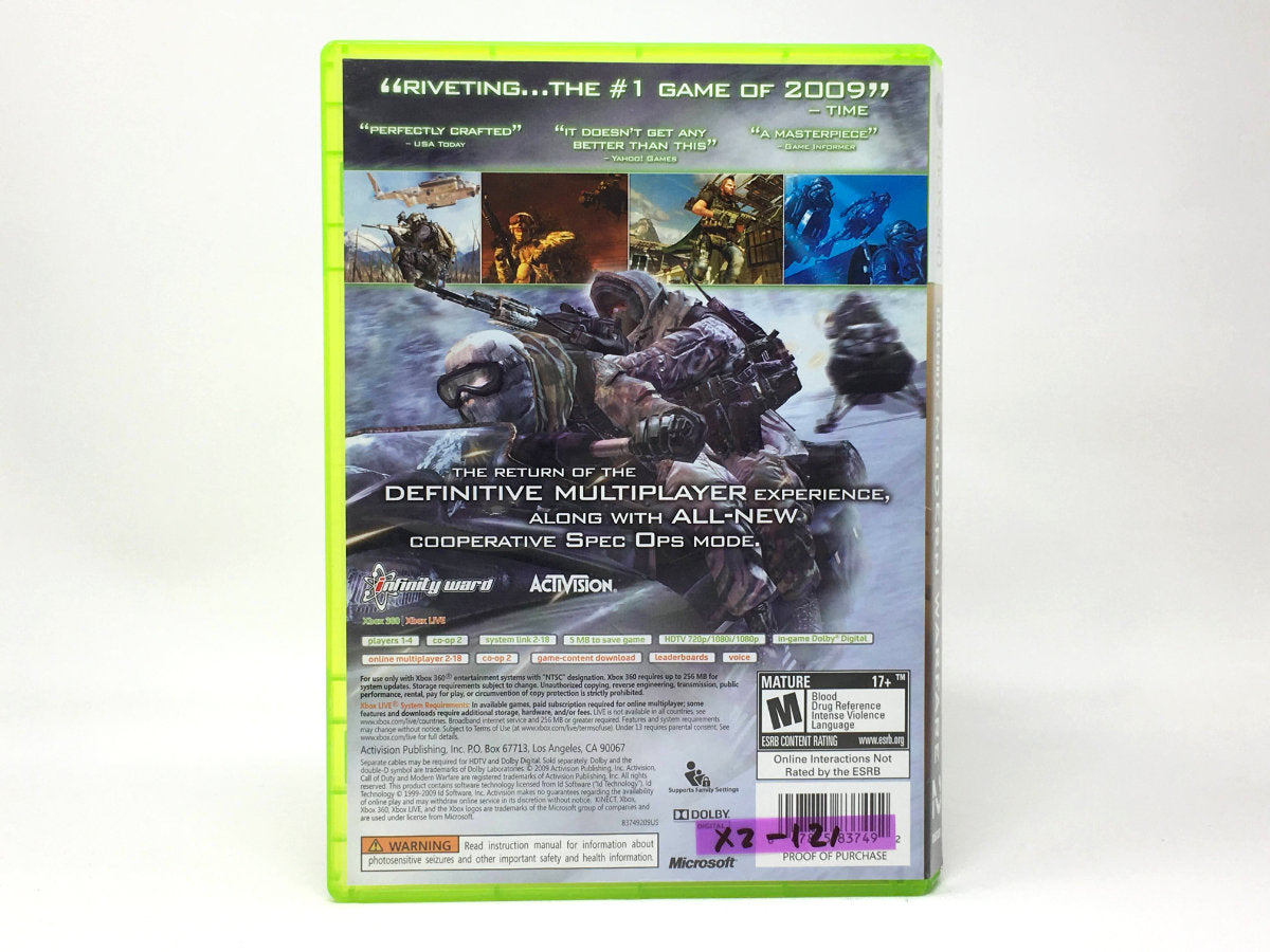 Call of Duty: Modern Warfare 2 • Xbox 360