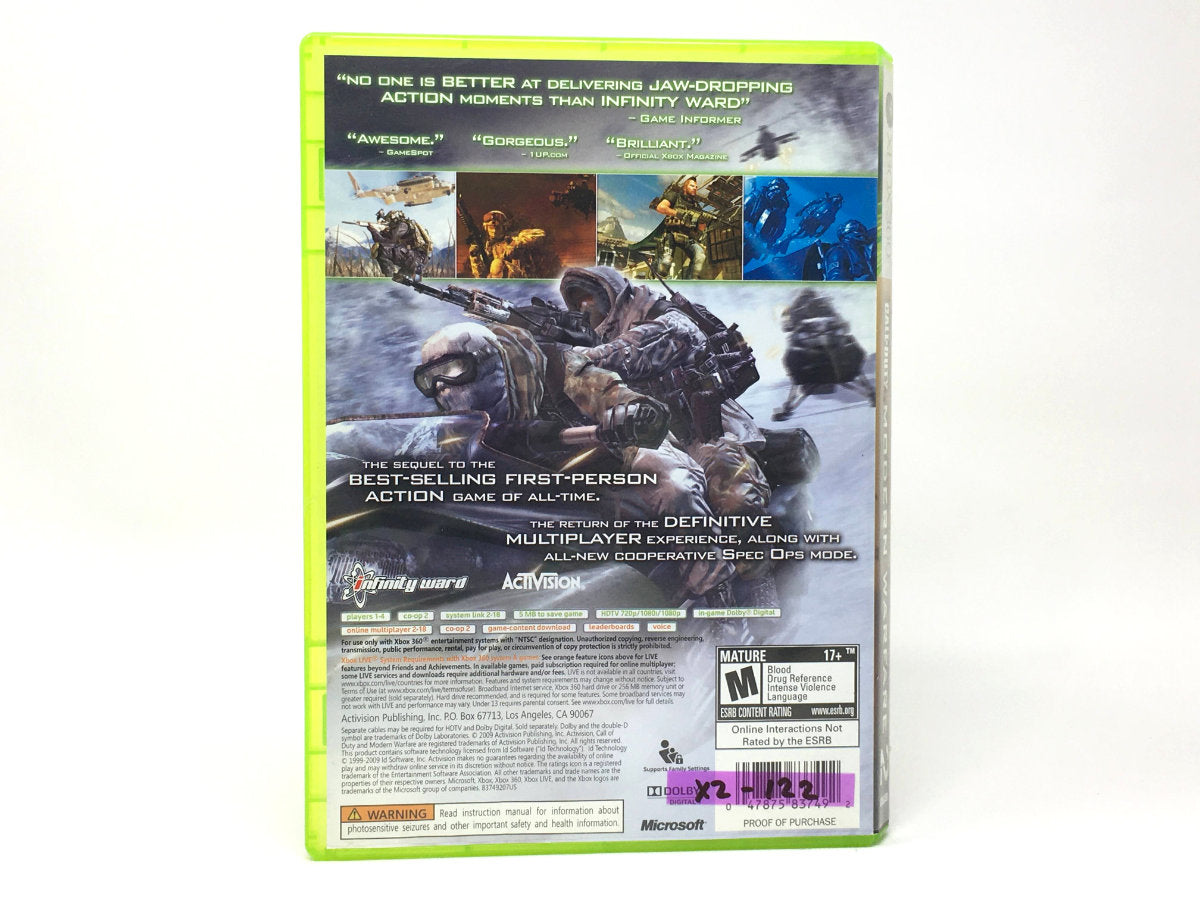 Call of Duty: Modern Warfare 2 • Xbox 360