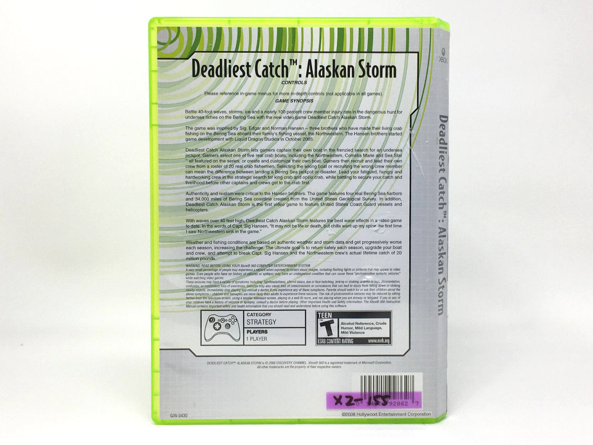 Deadliest Catch: Alaskan Storm • Xbox 360