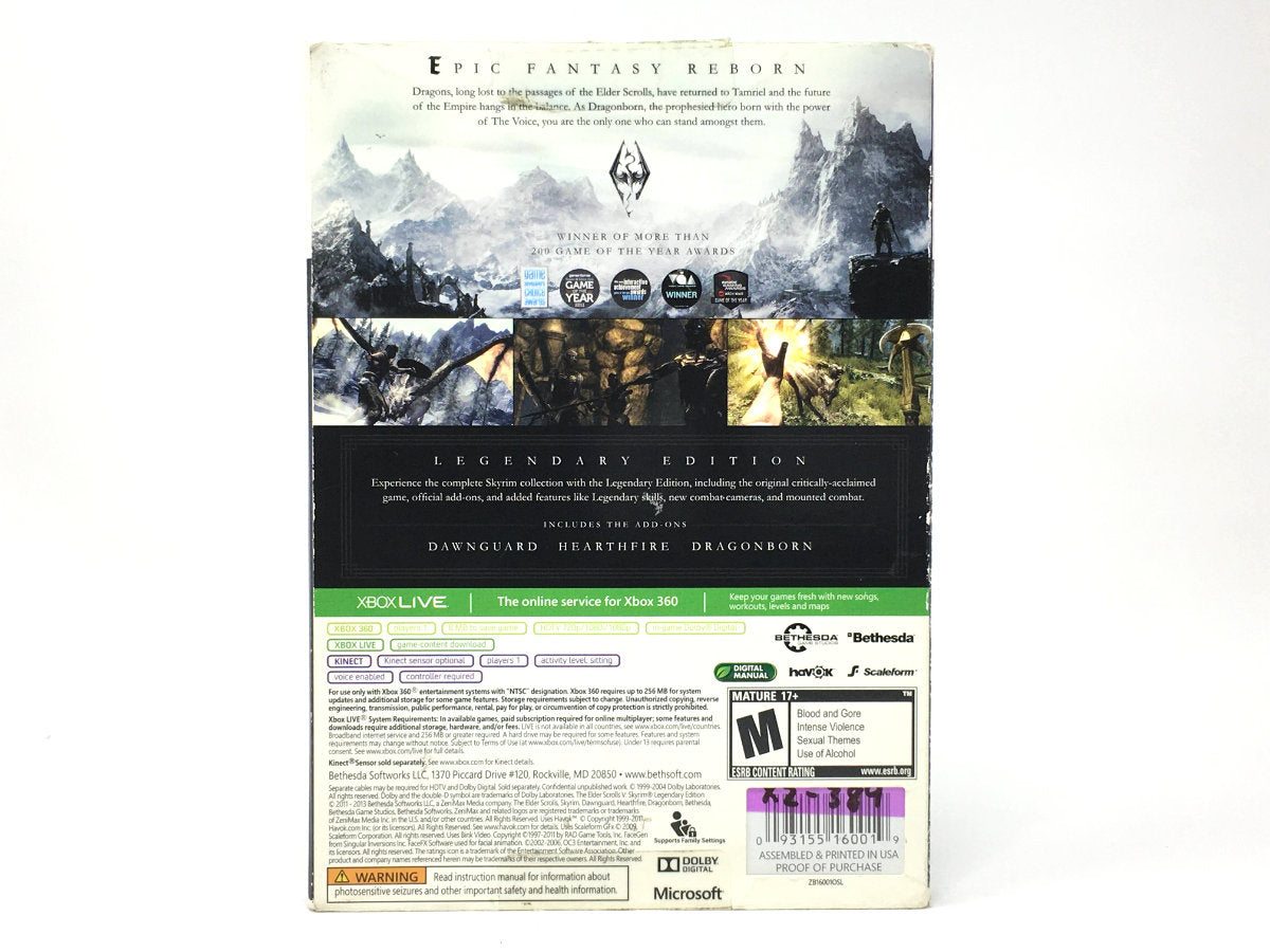 The Elder Scrolls V: Skyrim – Legendary Edition • Xbox 360