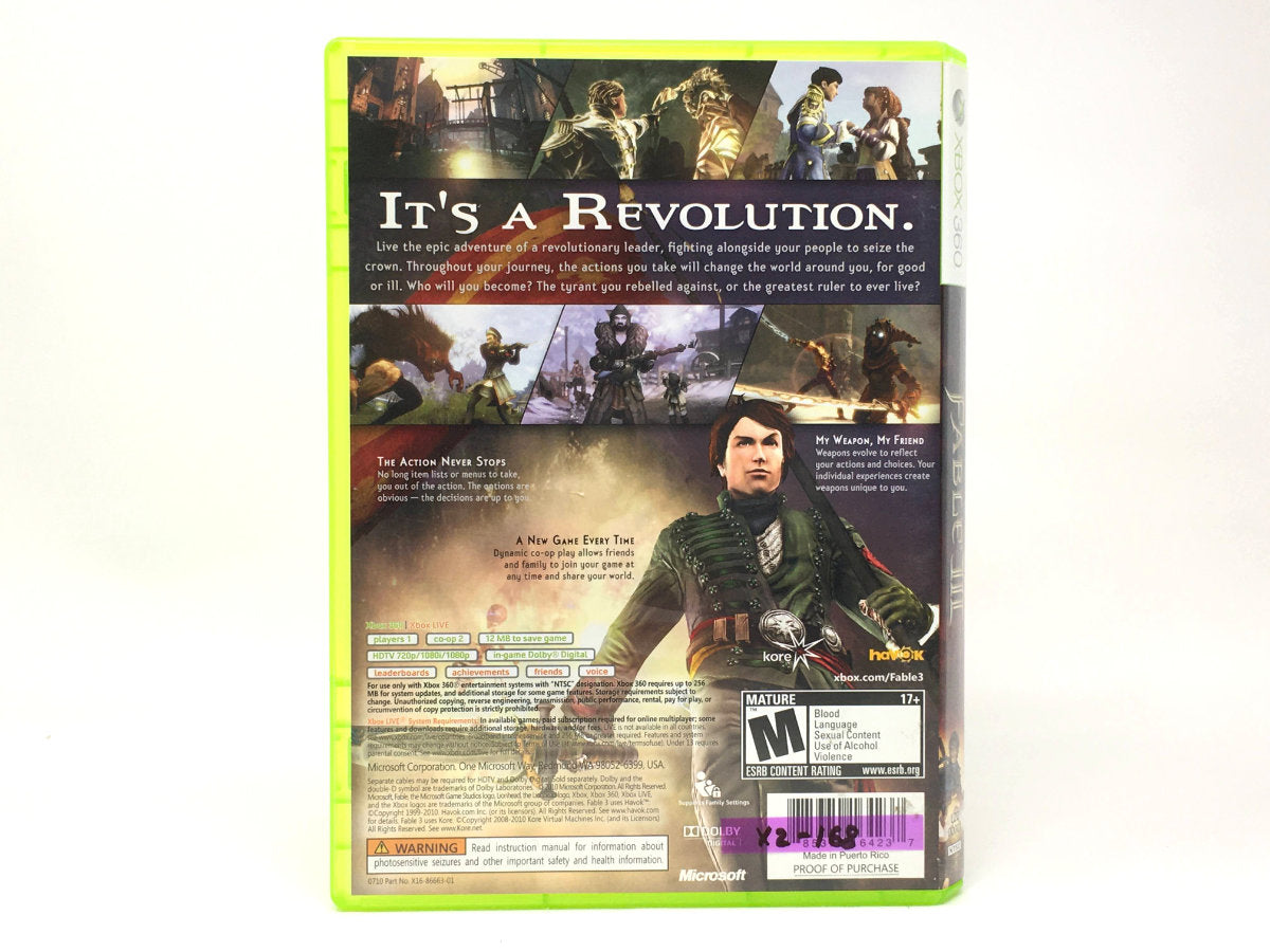 Fable III • Xbox 360