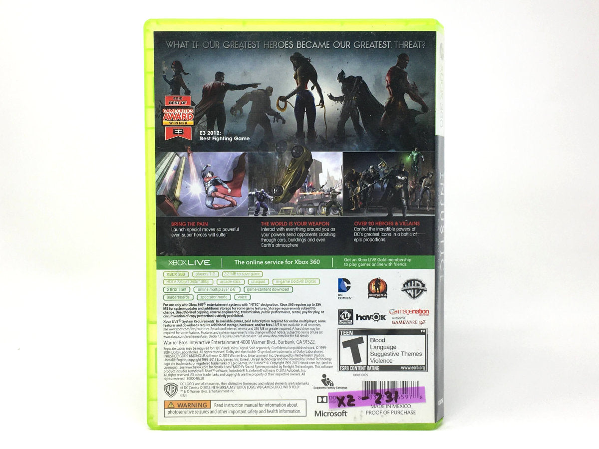 Injustice: Gods Among Us • Xbox 360