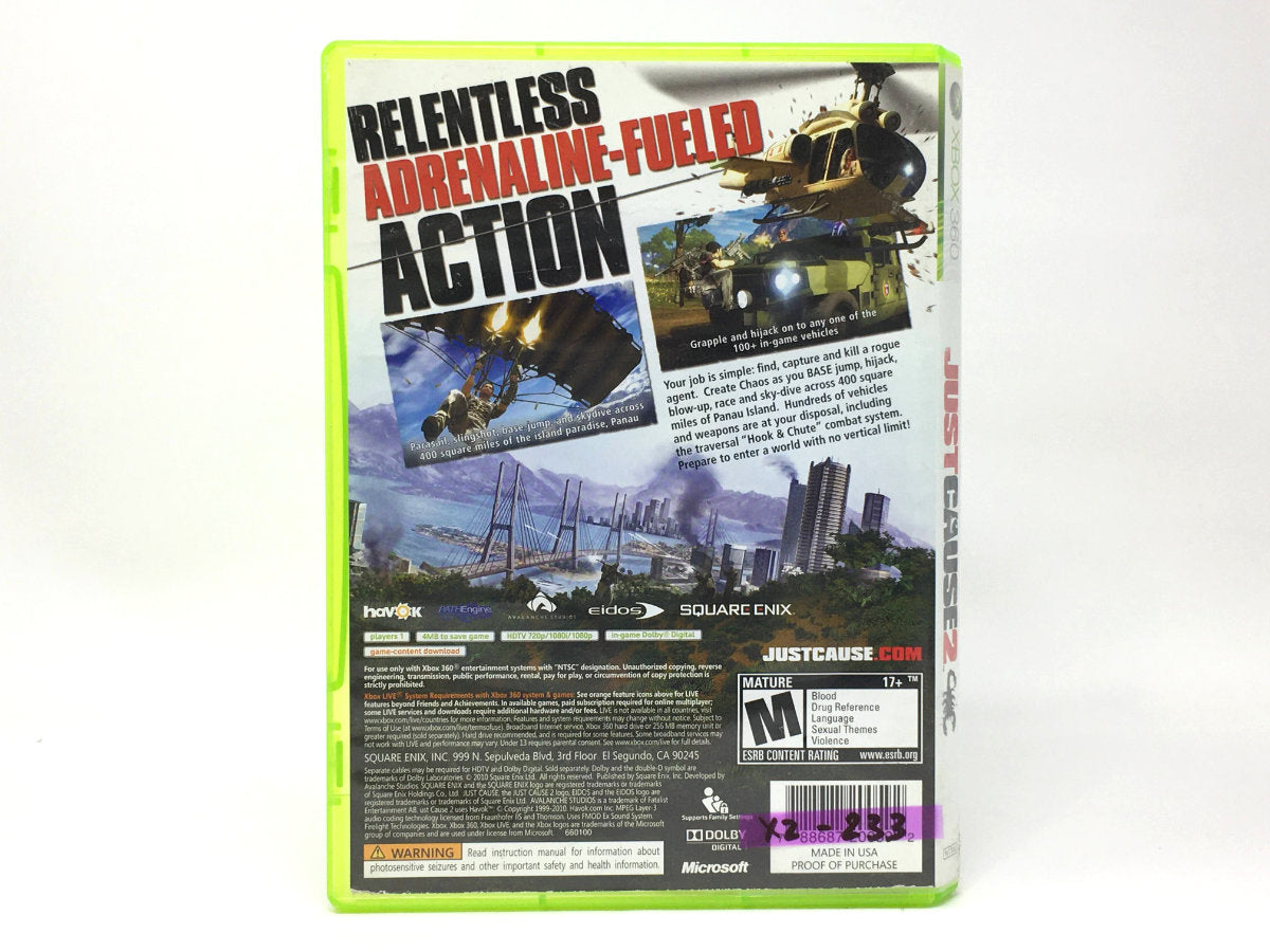 Just Cause 2 • Xbox 360