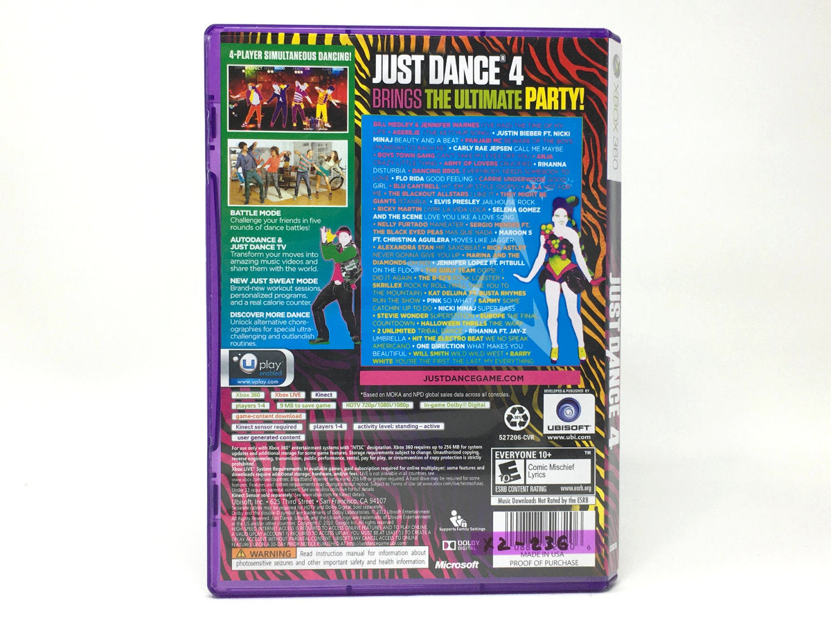 Just Dance 4 • Xbox 360