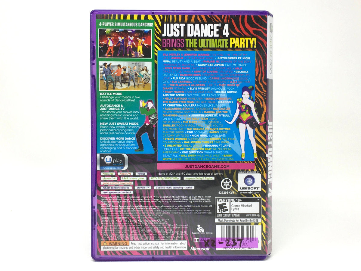 Just Dance 4 • Xbox 360