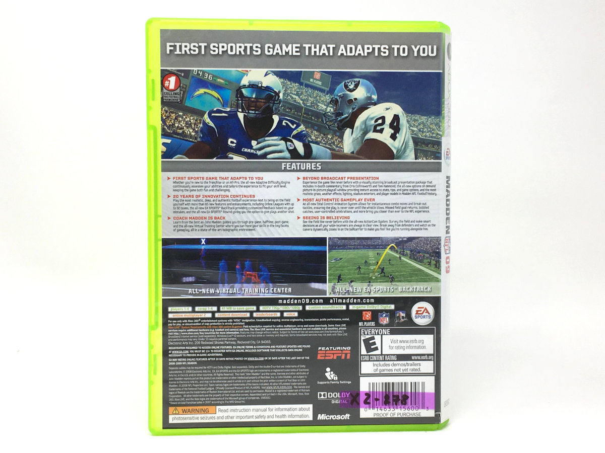 Madden NFL 09 • Xbox 360