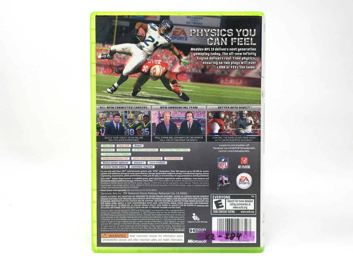 Madden NFL 13 • Xbox 360