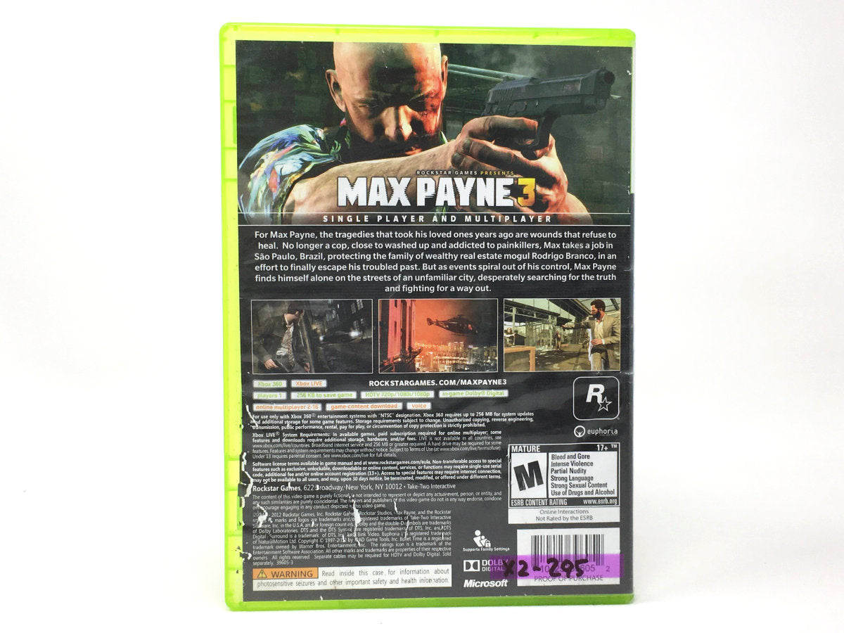 Max Payne 3 • Xbox 360