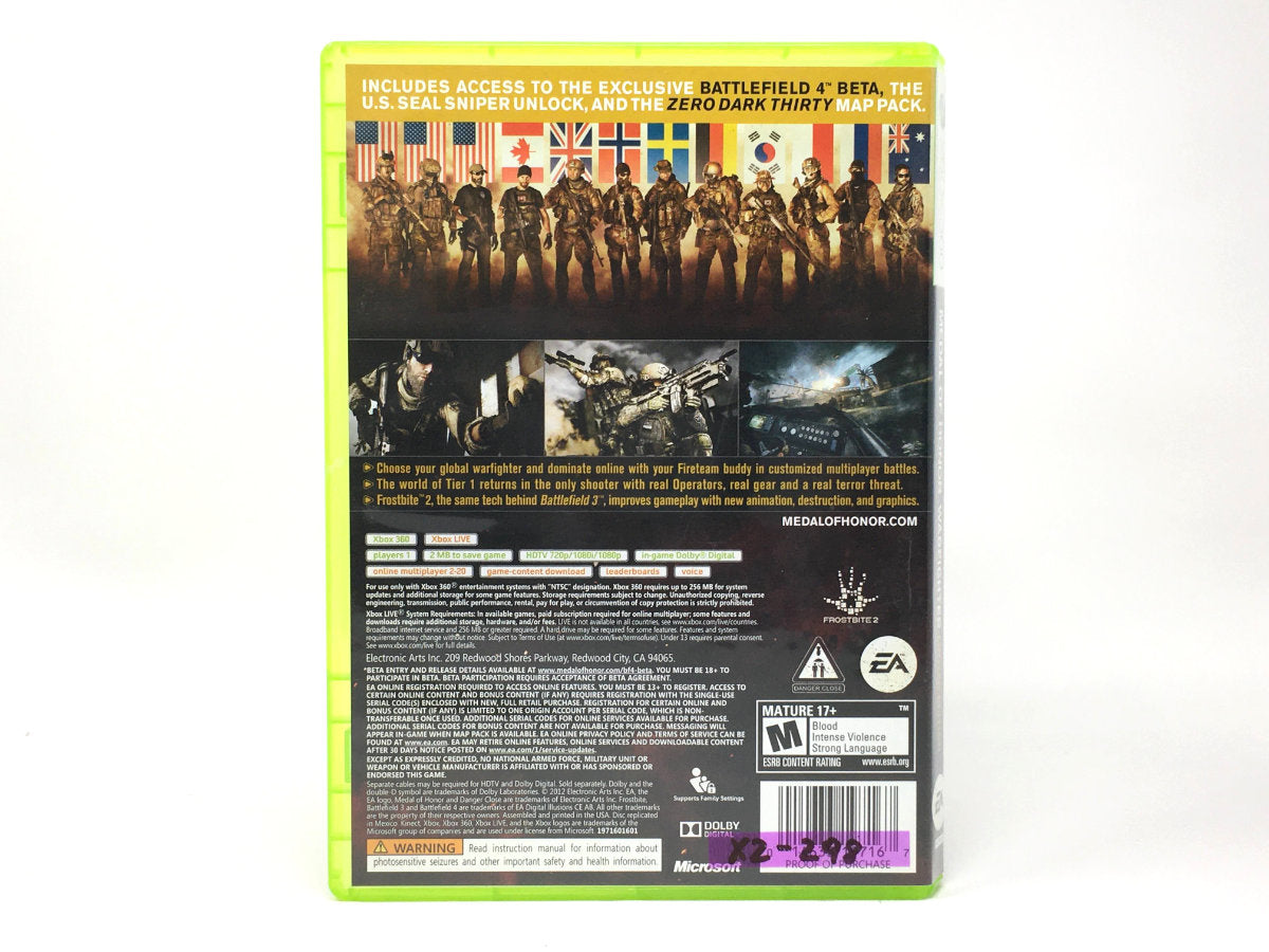 Medal of Honor: Warfighter – Limited Edition • Xbox 360
