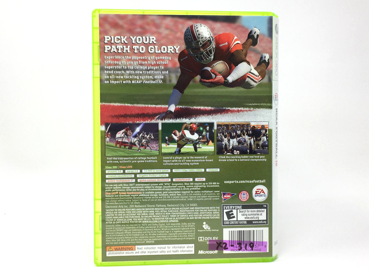 NCAA Football 12 • Xbox 360