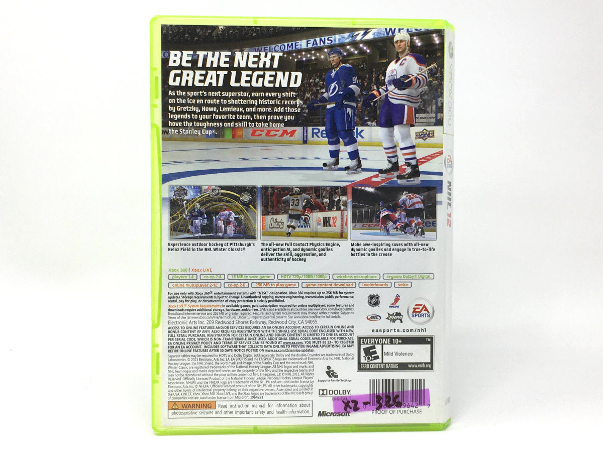 NHL 12 • Xbox 360
