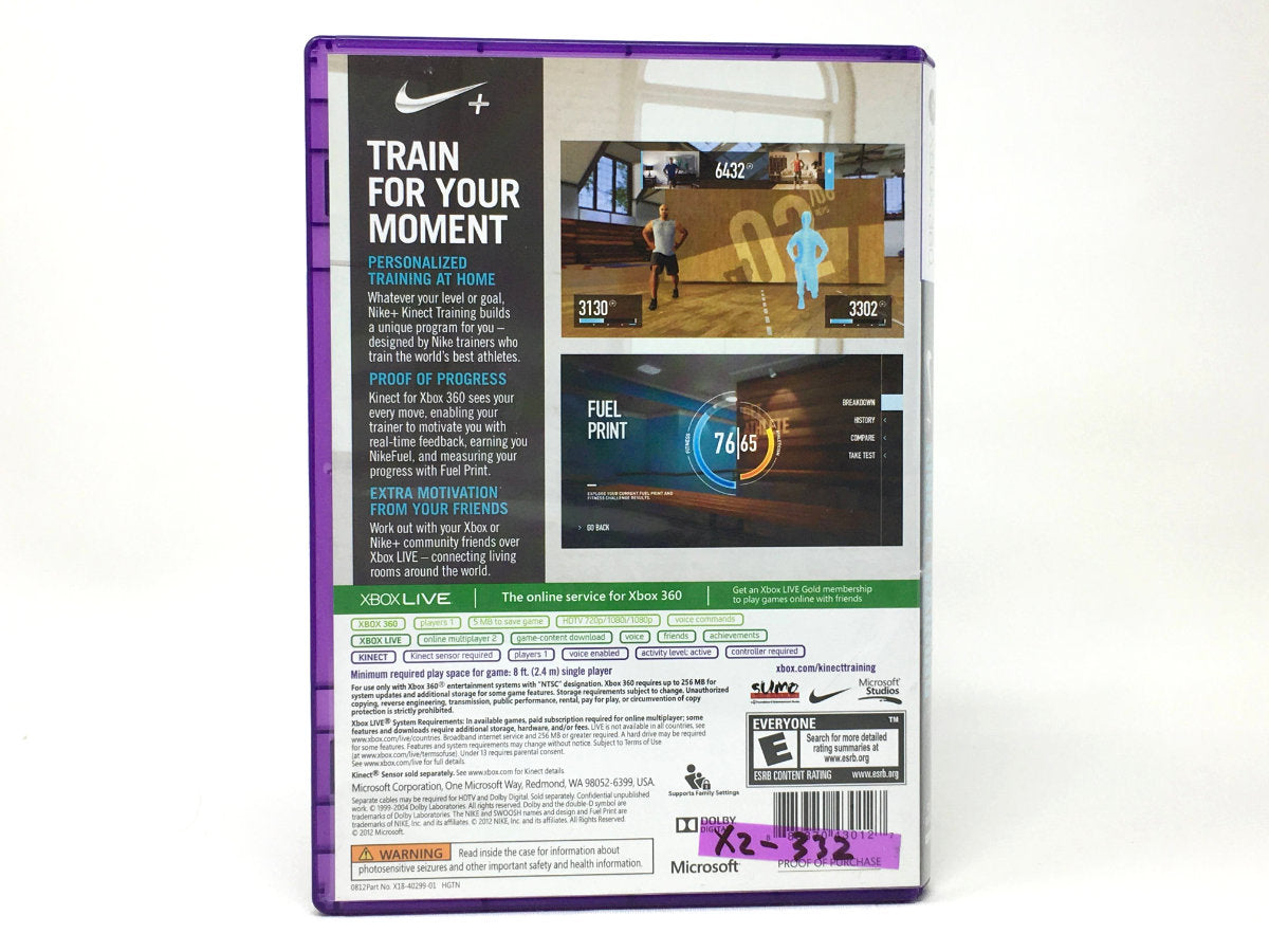 Nike+ Kinect Training • Xbox 360