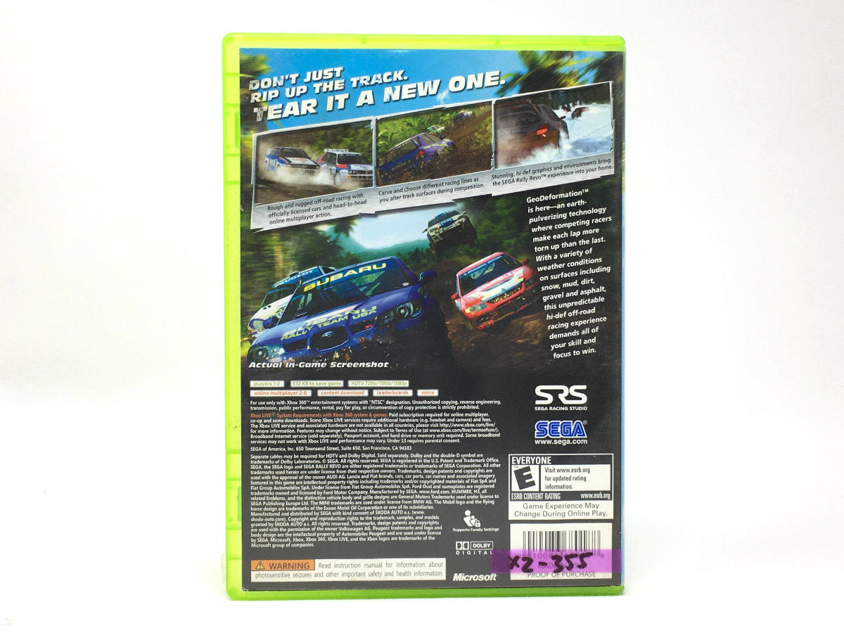 Sega Rally Revo • Xbox 360