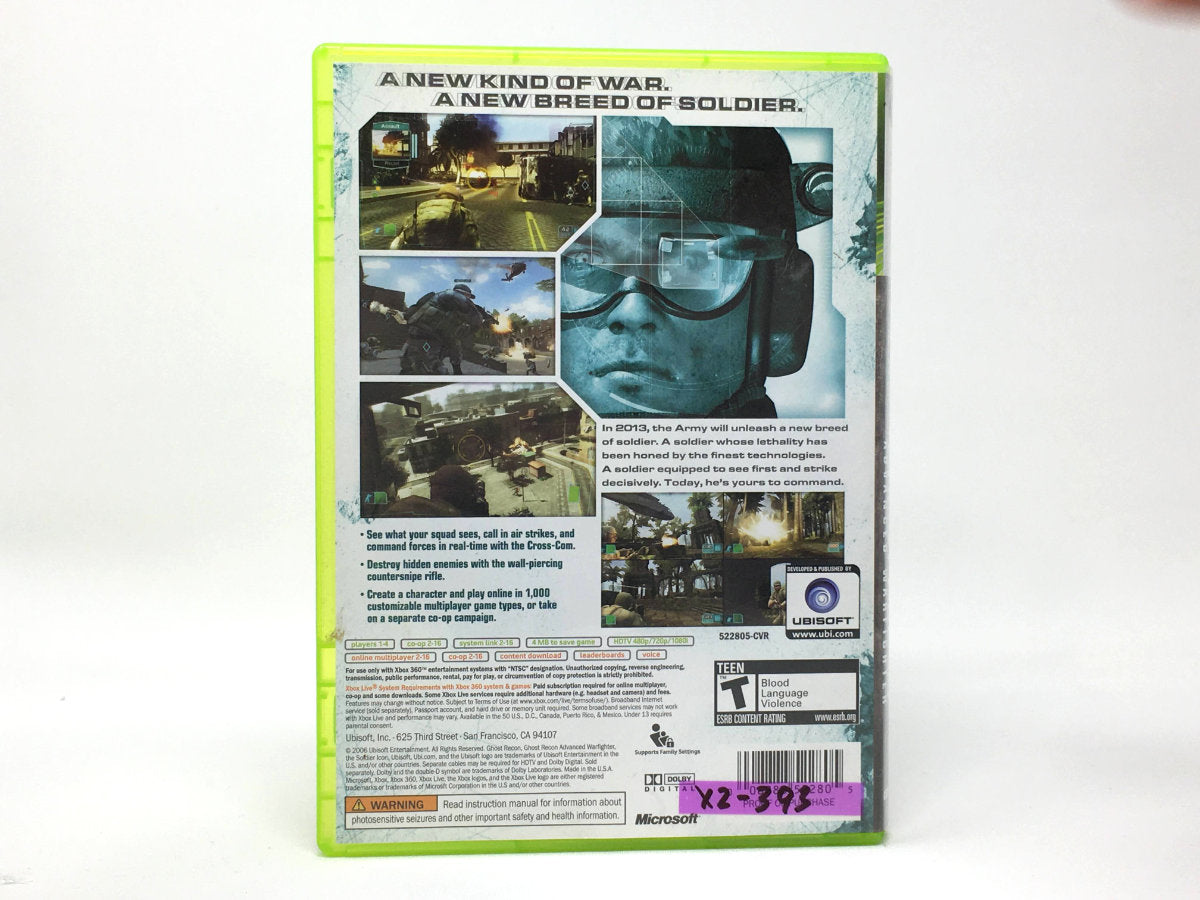 Tom Clancy's Ghost Recon Advanced Warfighter • Xbox 360
