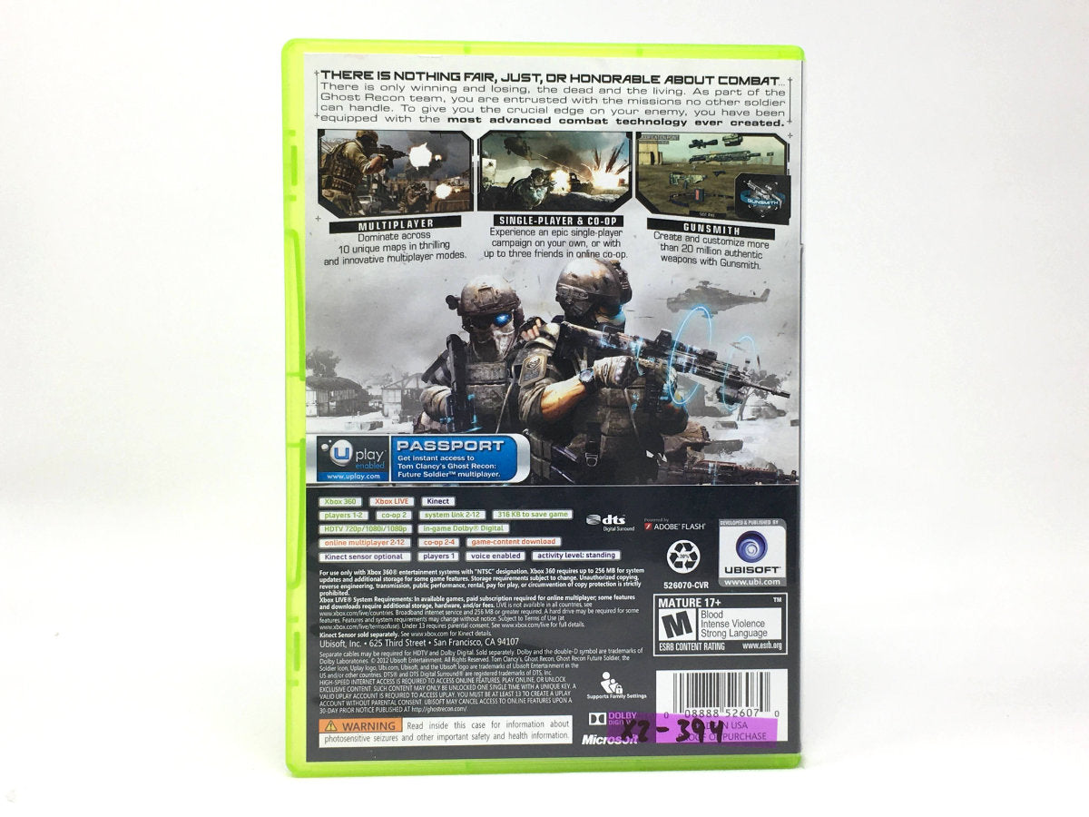 Tom Clancy's Ghost Recon: Future Soldier • Xbox 360