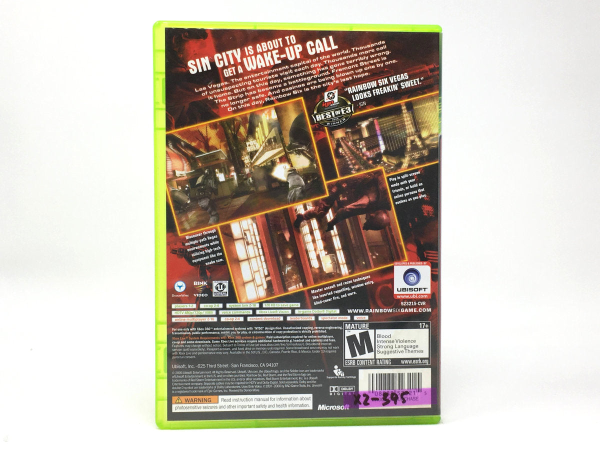 Tom Clancy's Rainbow Six: Vegas • Xbox 360