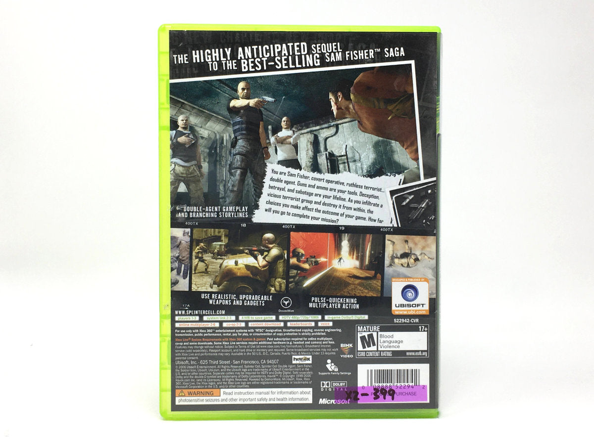 Tom Clancy's Splinter Cell: Double Agent • Xbox 360