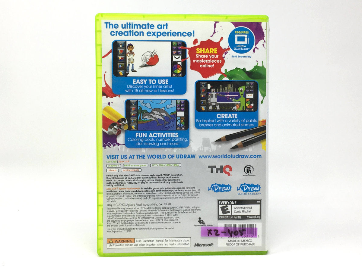 uDraw Studio: Instant Artist • Xbox 360