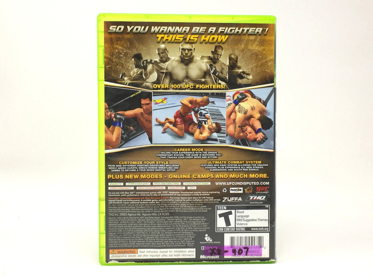UFC Undisputed 2010 • Xbox 360