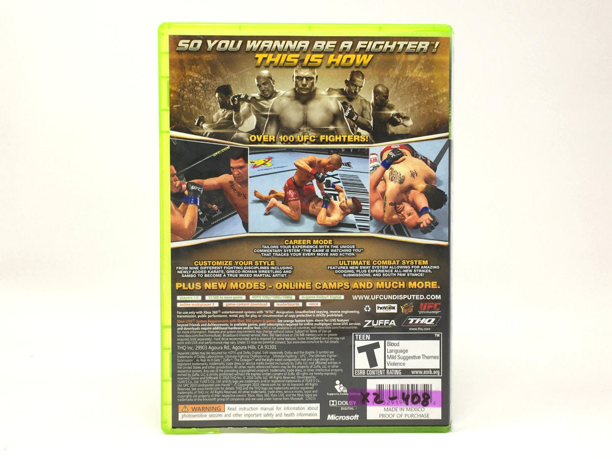 UFC Undisputed 2010 • Xbox 360