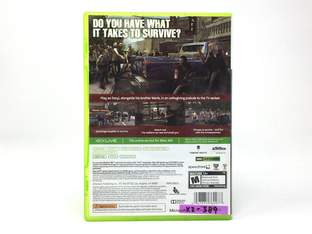 The Walking Dead: Survival Instinct • Xbox 360
