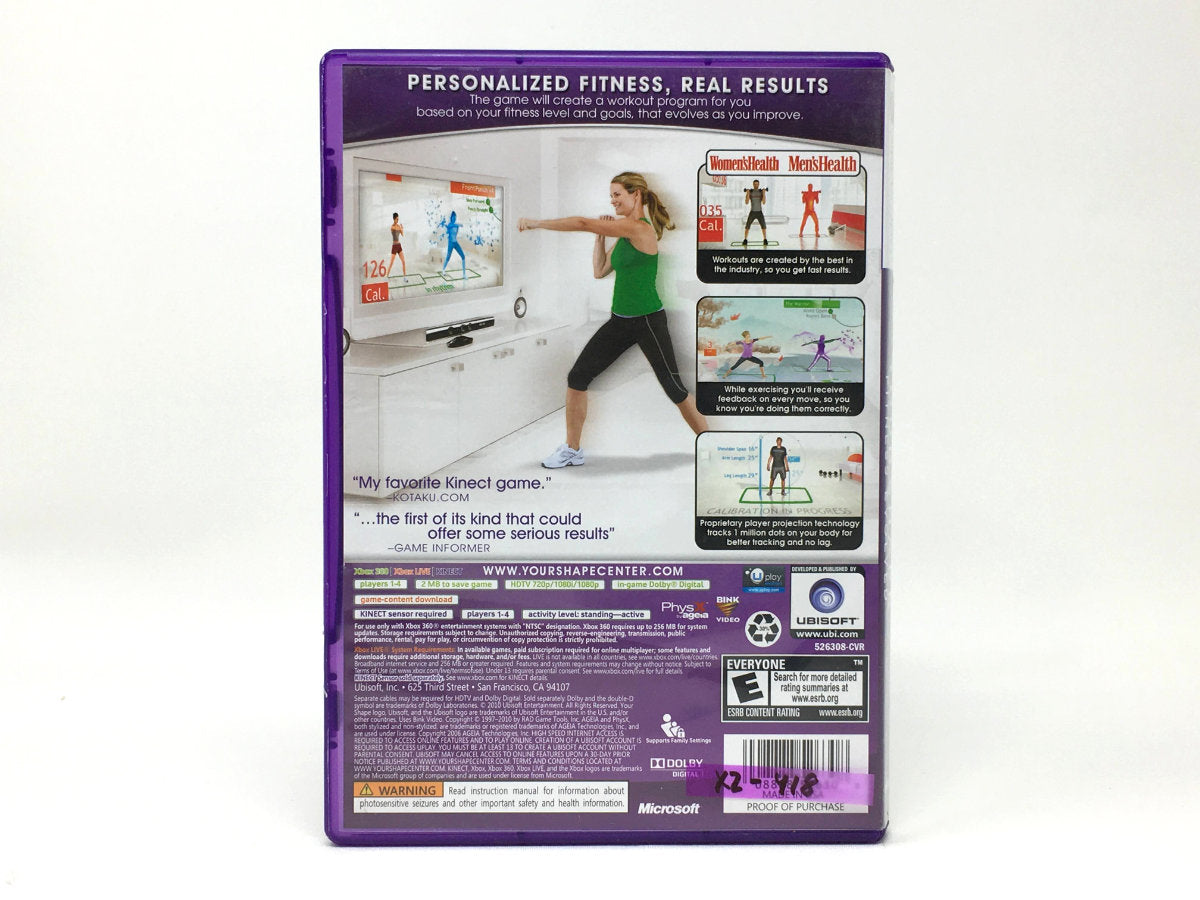 Your Shape: Fitness Evolved • Xbox 360