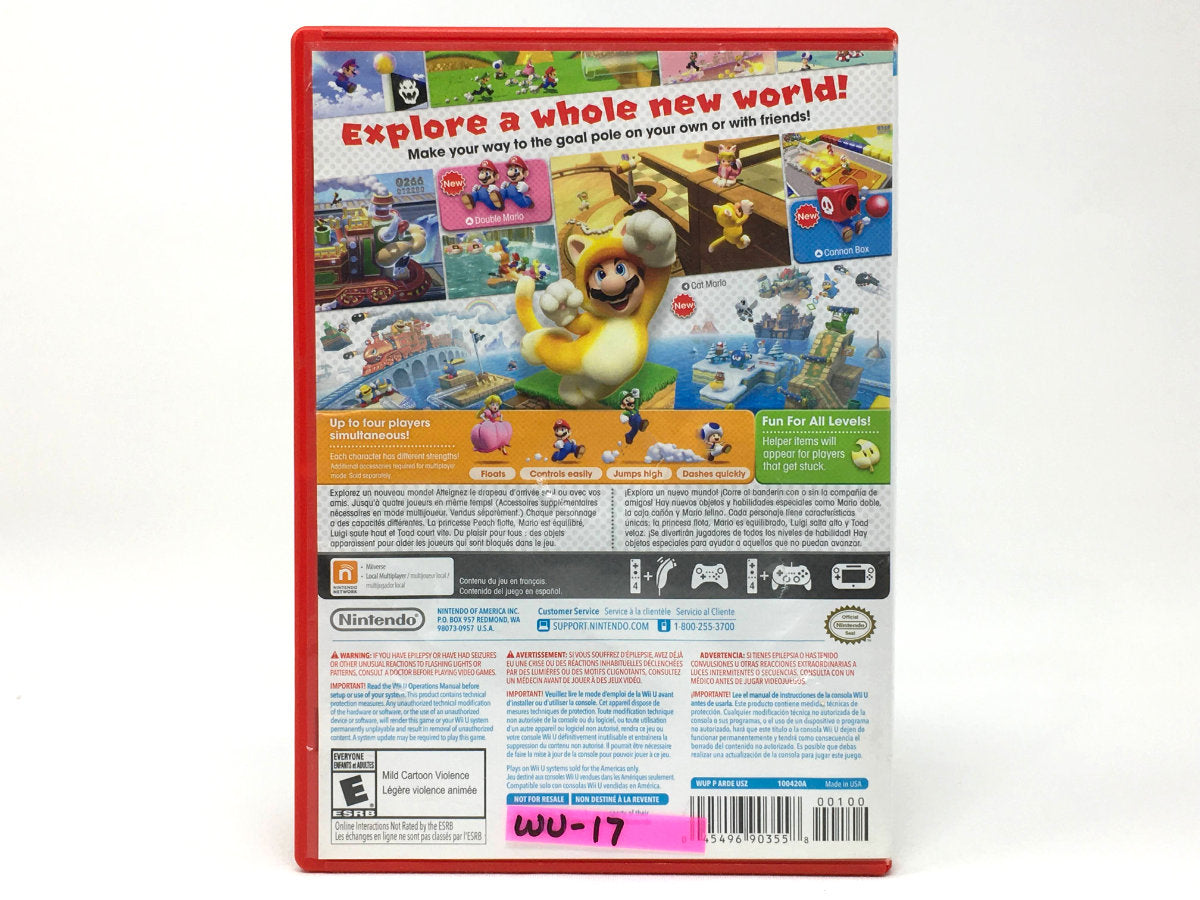 Super Mario 3D World • Nintendo Wii U