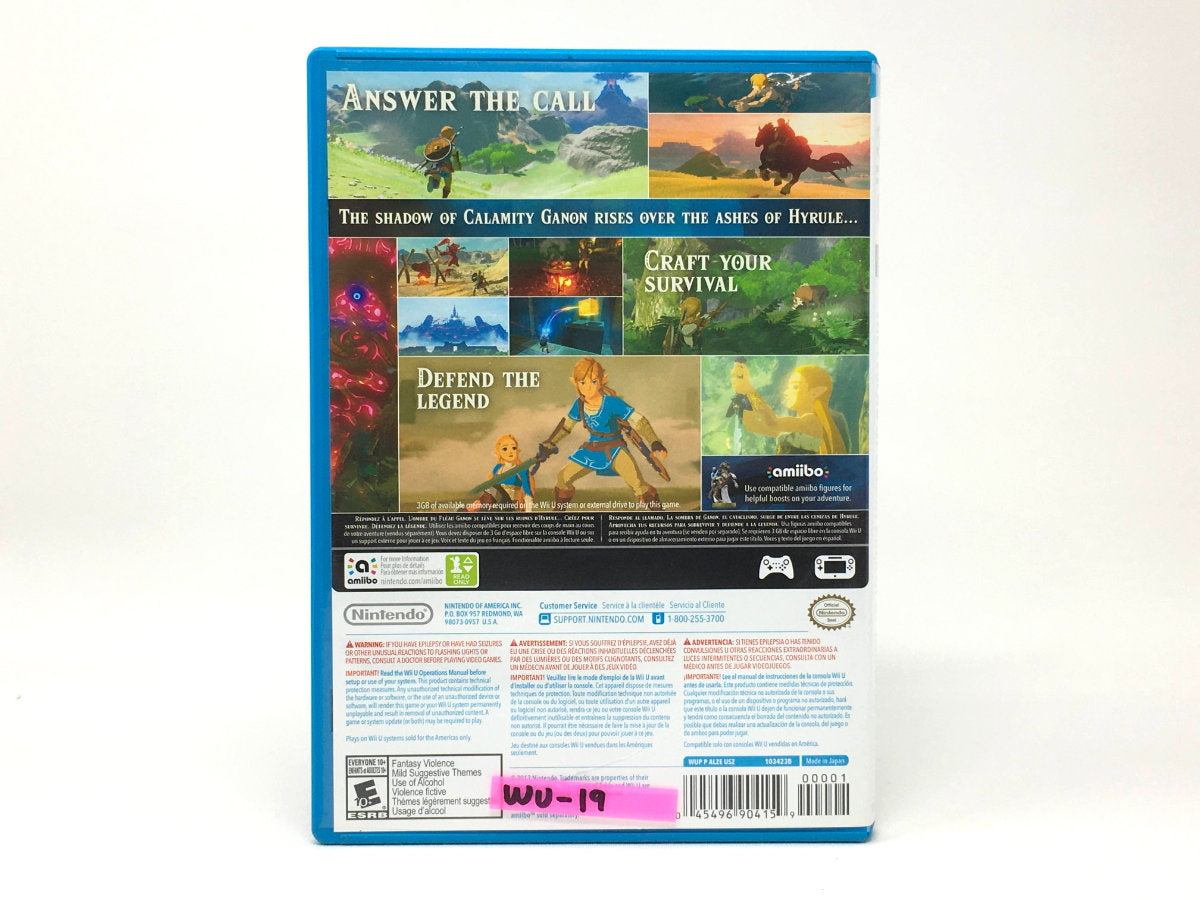 The Legend of Zelda: Breath of the Wild • Nintendo Wii U
