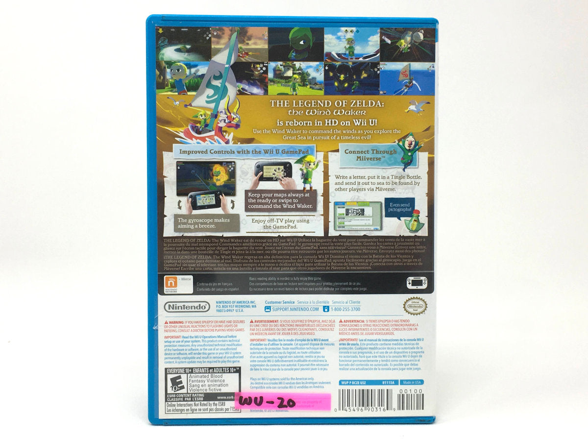 The Legend of Zelda: The Wind Waker HD • Nintendo Wii U