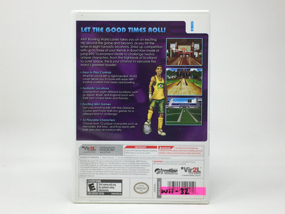 AMF Bowling: World Lanes • Nintendo Wii