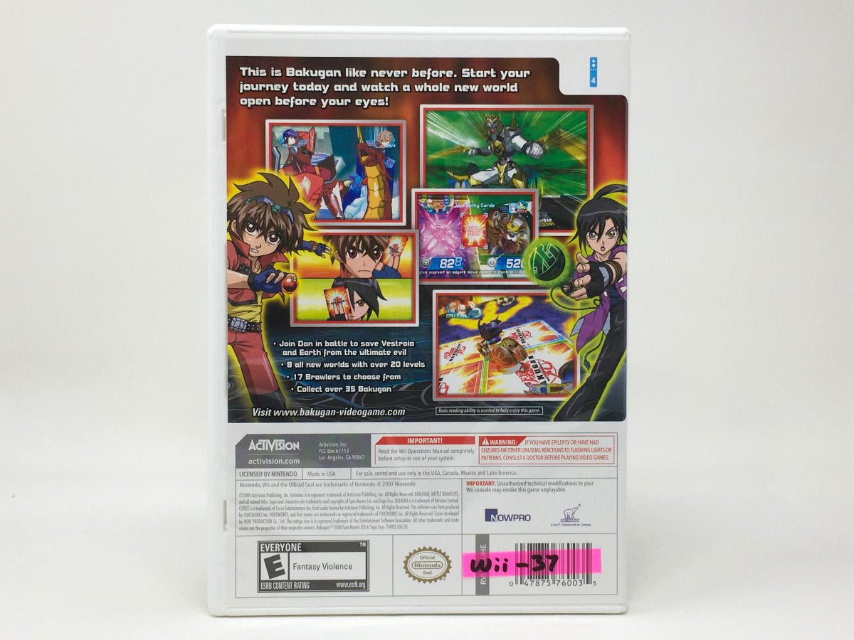 Bakugan Battle Brawlers • Nintendo Wii