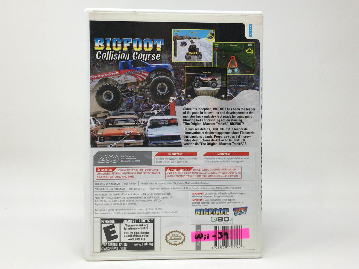 Bigfoot: Collision Course • Nintendo Wii