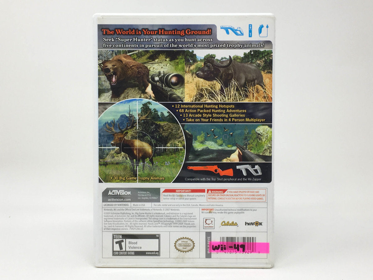 Cabela's Big Game Hunter 2010 • Nintendo Wii