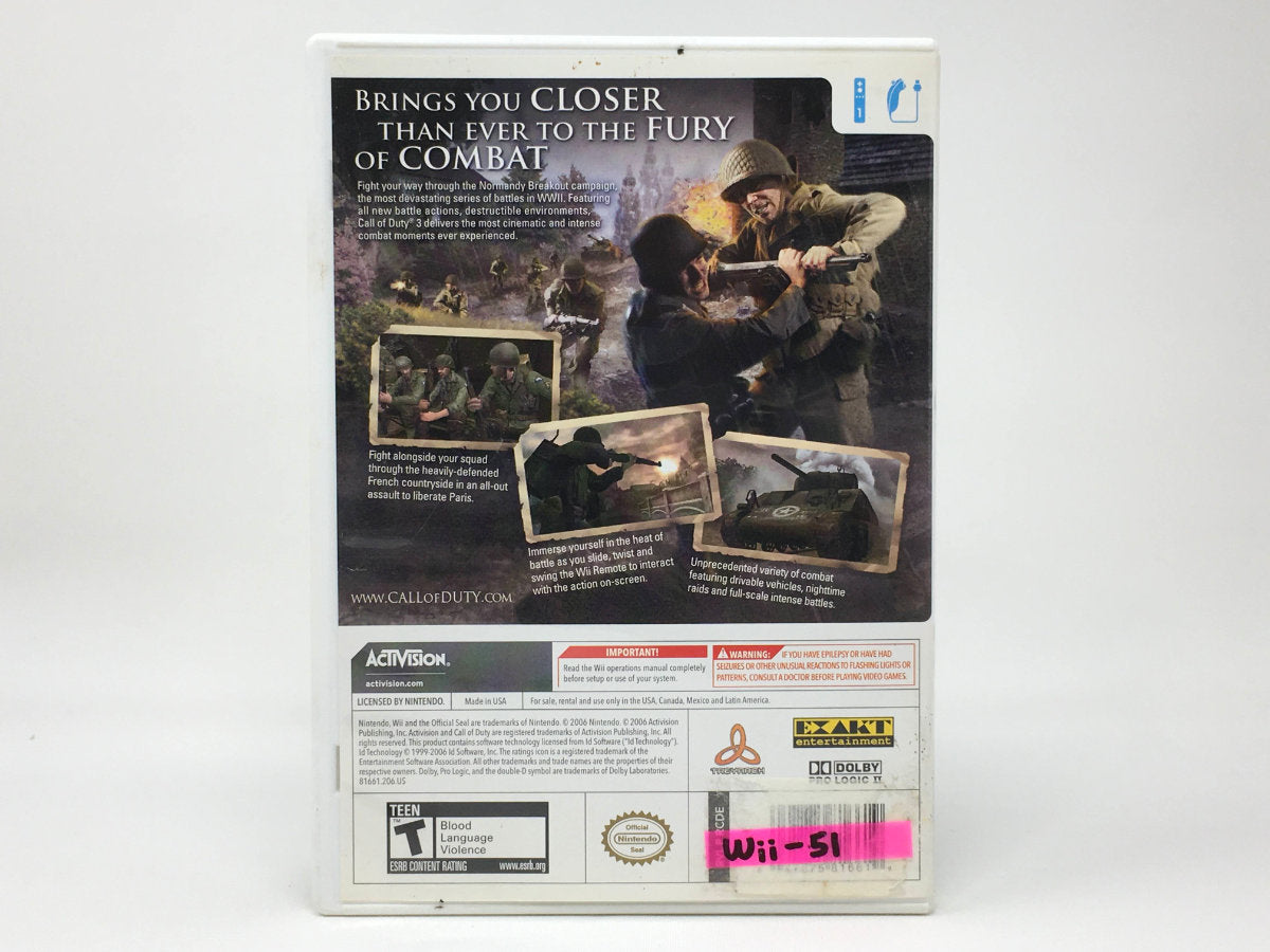 Call of Duty 3 • Nintendo Wii