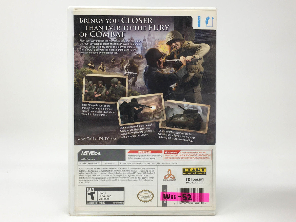 Call of Duty 3 • Nintendo Wii