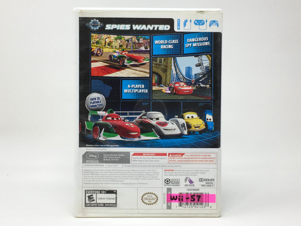 Cars 2: The Videogame • Nintendo Wii