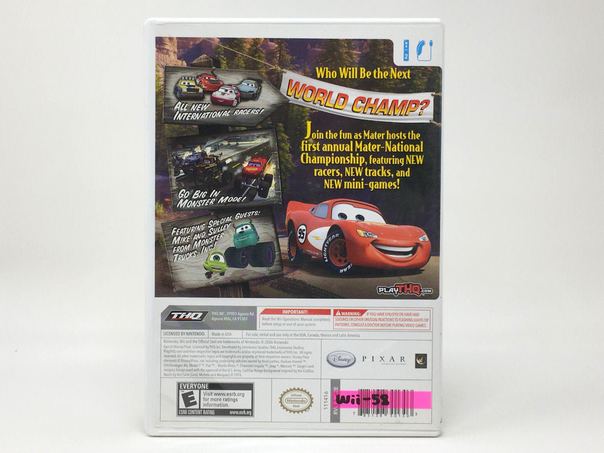 Cars Mater-National Championship • Nintendo Wii