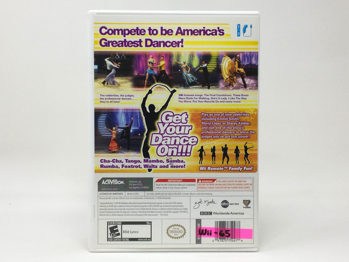 Dancing with the Stars • Nintendo Wii