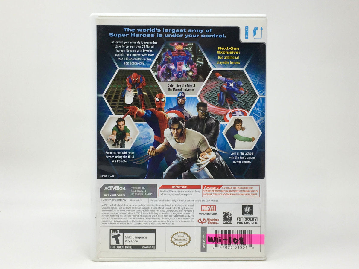 Marvel: Ultimate Alliance • Nintendo Wii