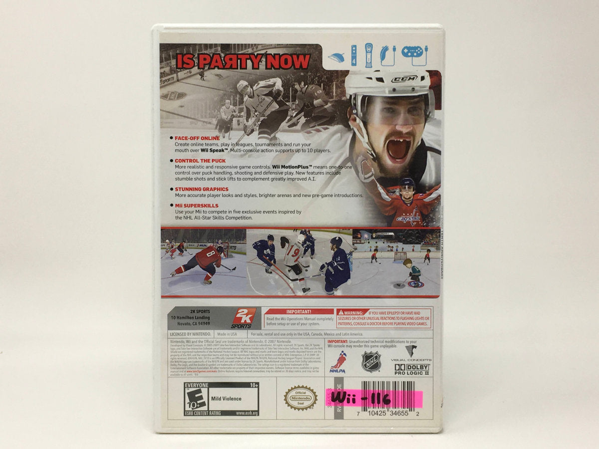 NHL 2K10 • Nintendo Wii