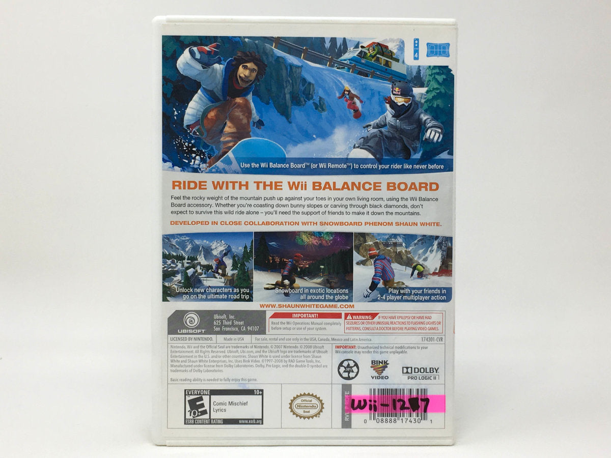 Shaun White Snowboarding: Road Trip • Nintendo Wii