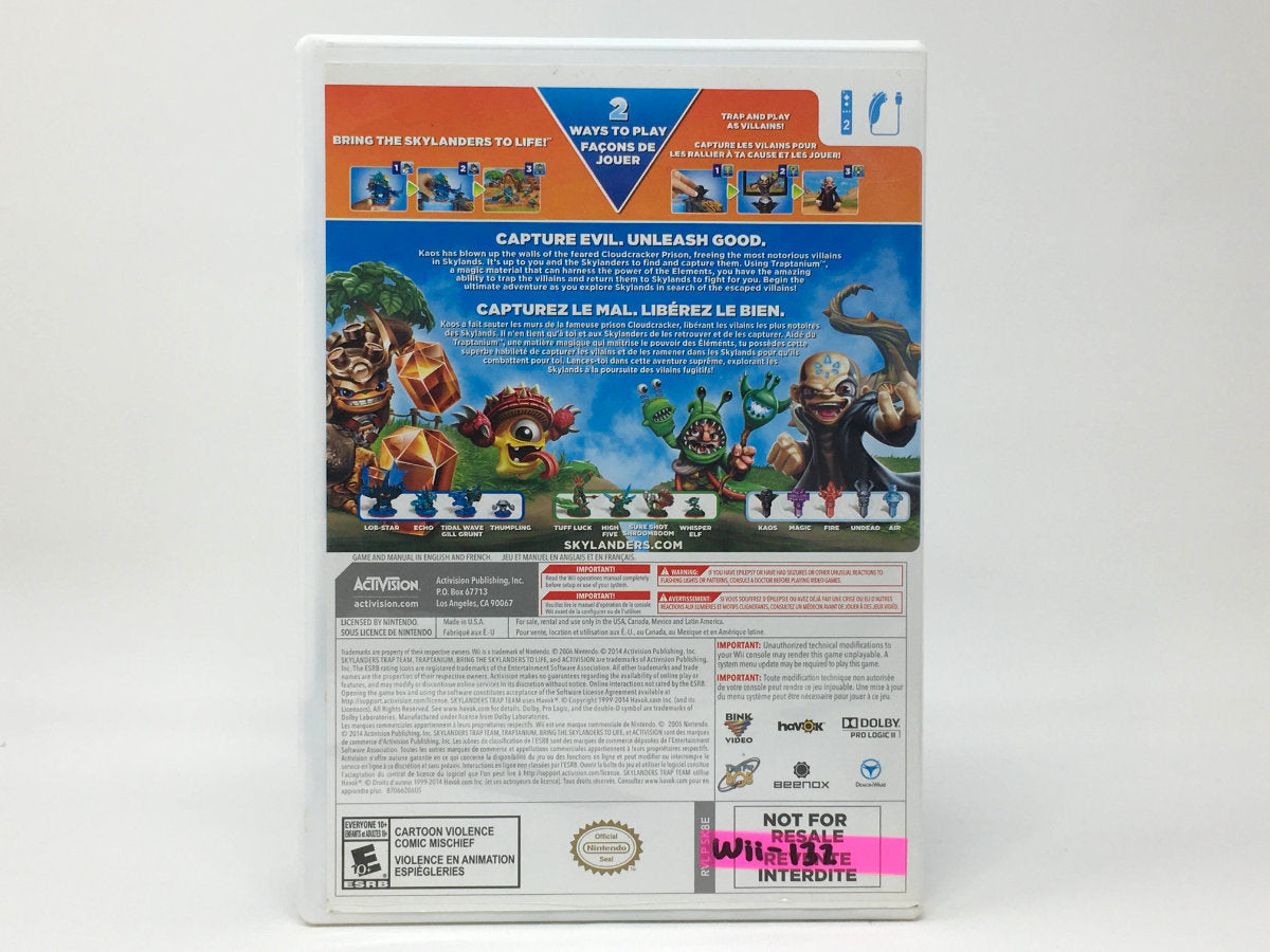 Skylanders: Trap Team • Nintendo Wii