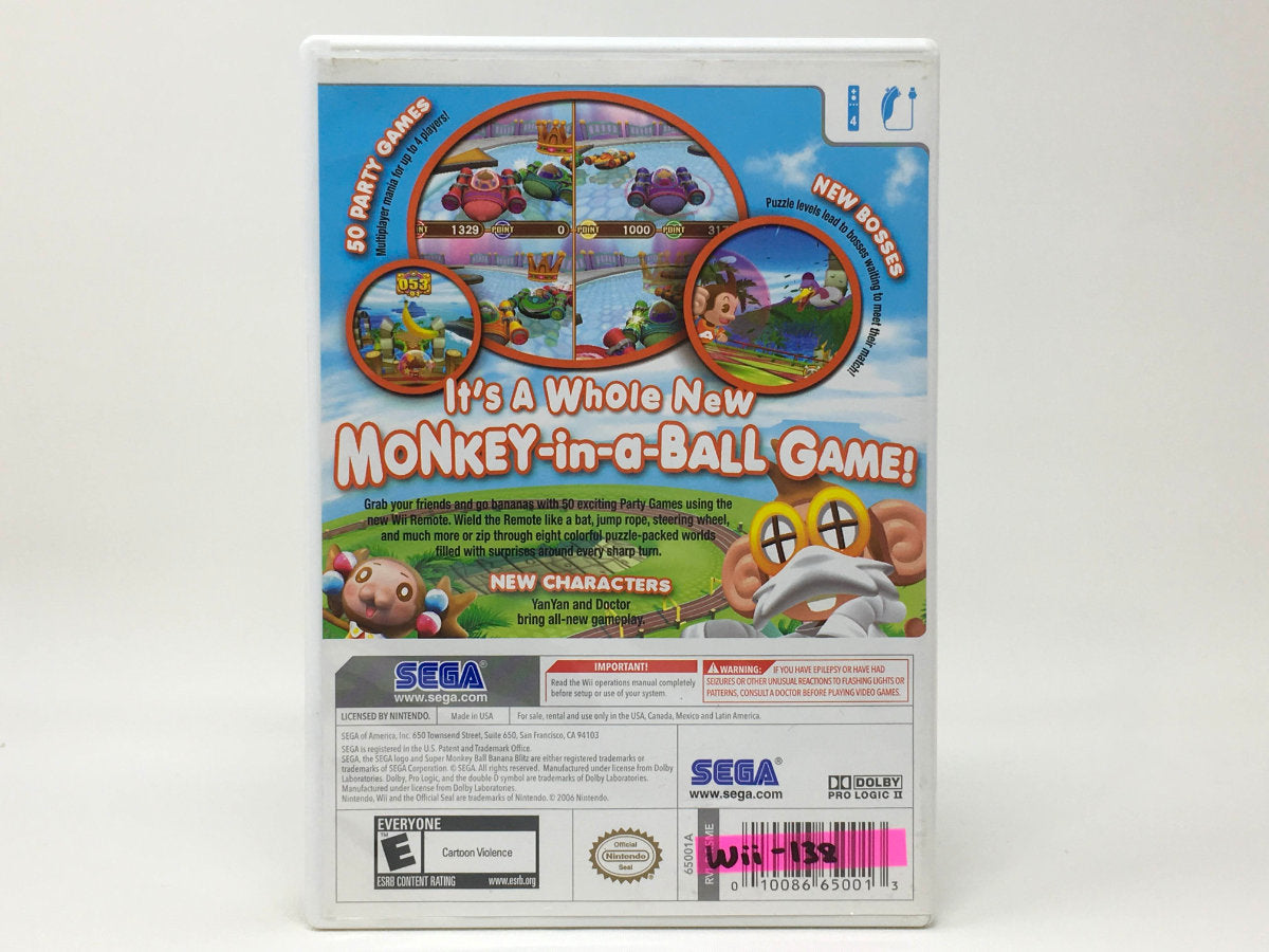 Super Monkey Ball: Banana Blitz • Nintendo Wii