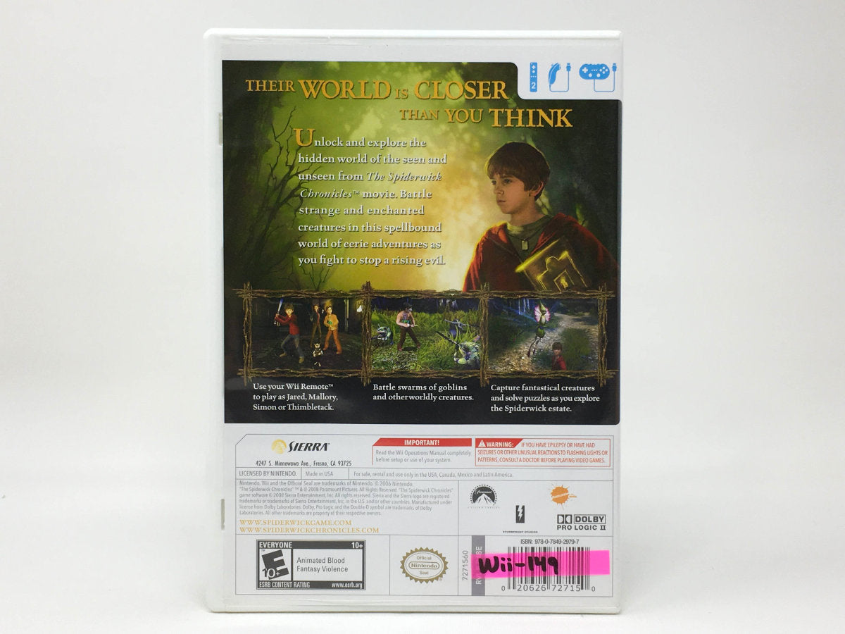 The Spiderwick Chronicles • Nintendo Wii