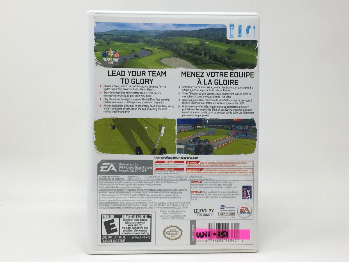 Tiger Woods PGA Tour 11 • Nintendo Wii