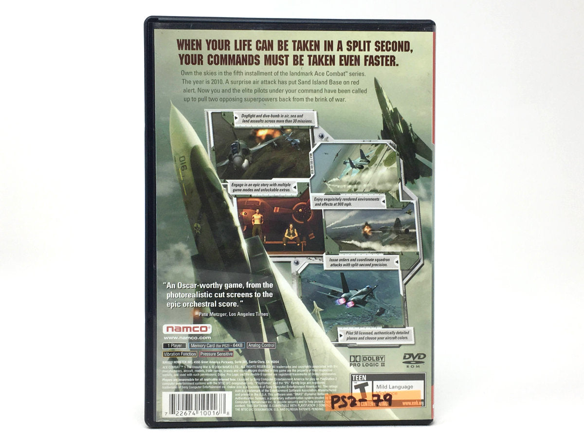 Ace Combat 5: The Unsung War • Playstation 2