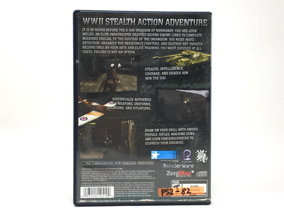 Airborne Troops: Countdown to D-Day • Playstation 2