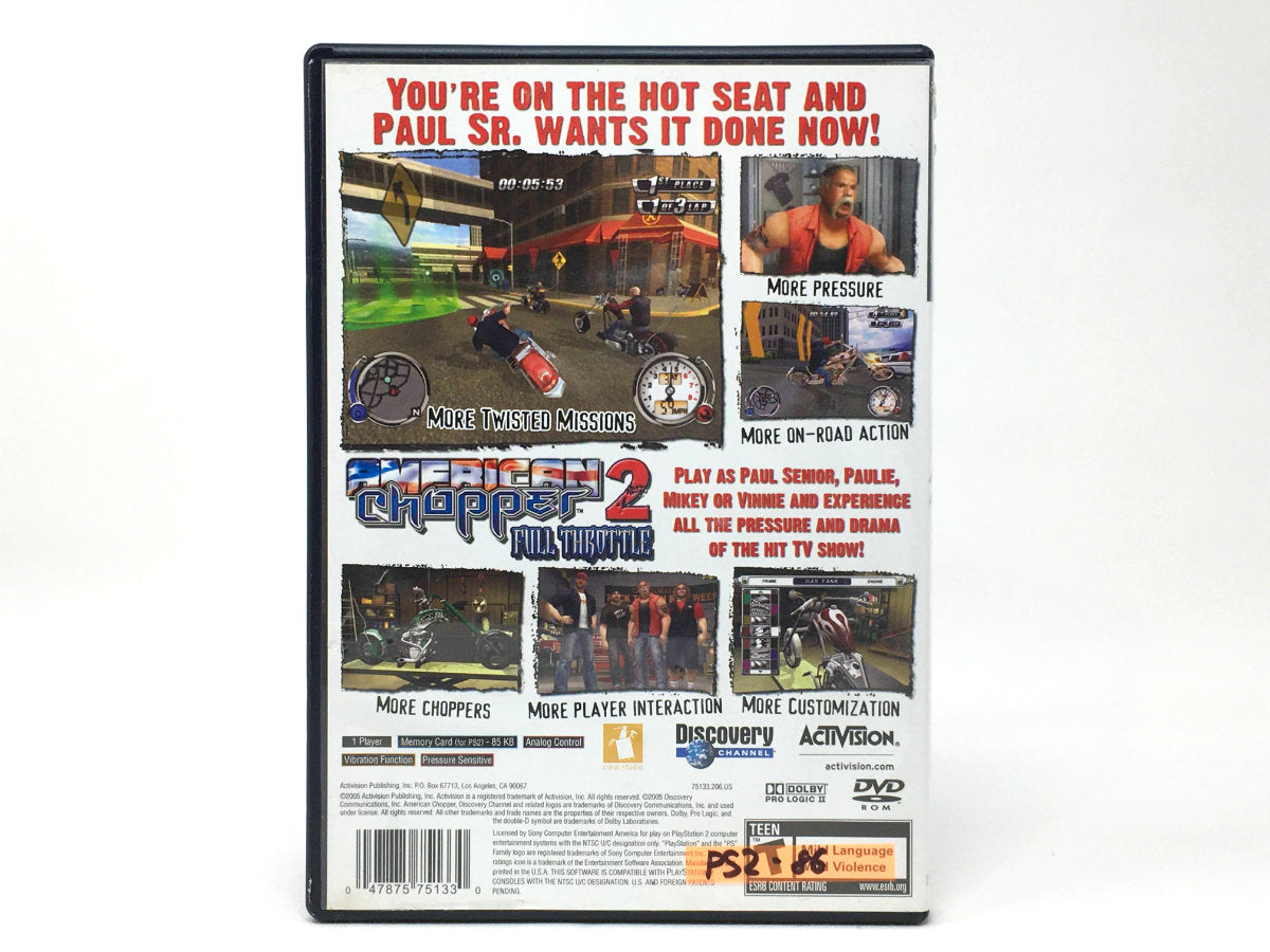 American Chopper 2: Full Throttle • Playstation 2