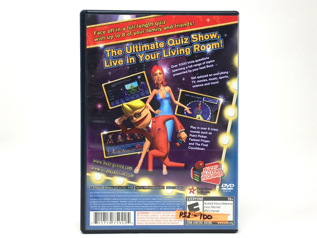 Buzz! The Mega Quiz • Playstation 2